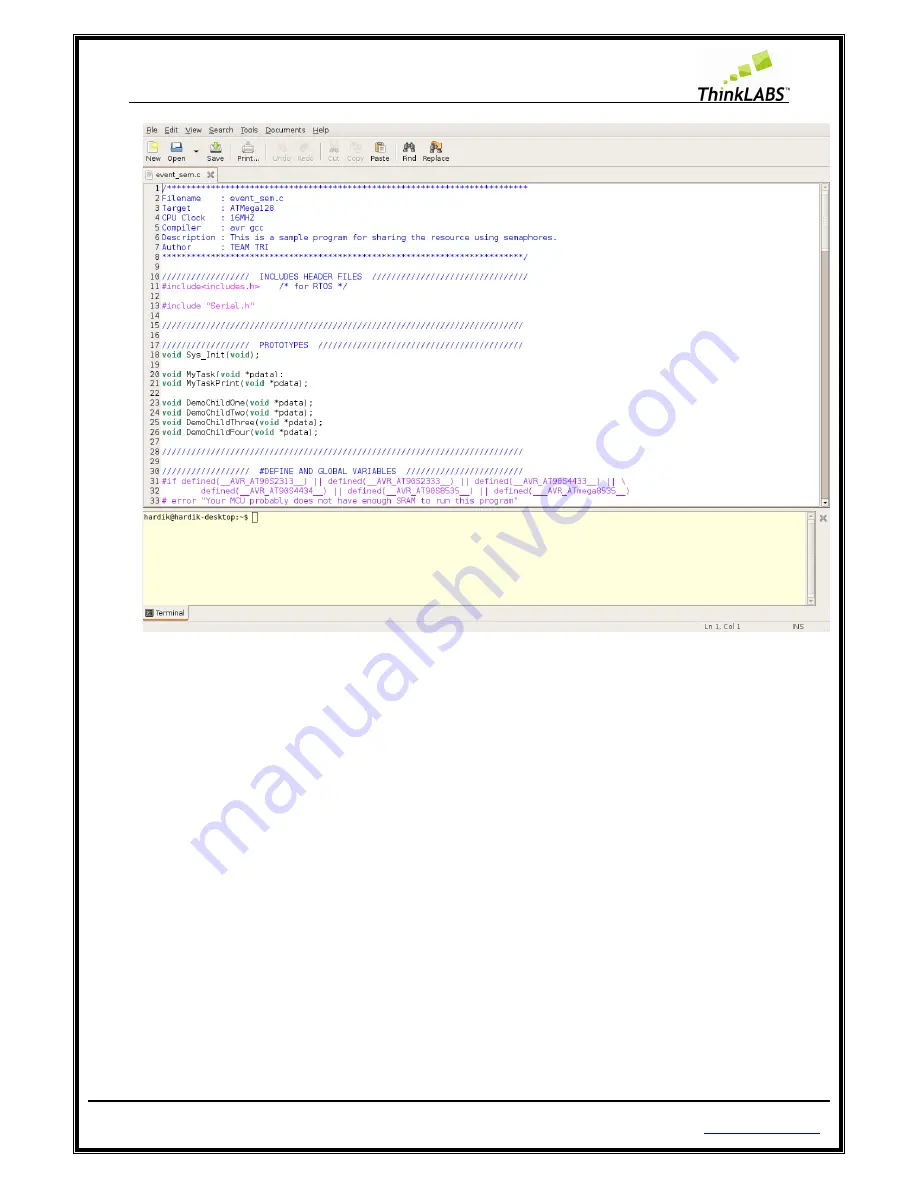 Thinklabs UNIBOARD V1.1 User Manual Download Page 81