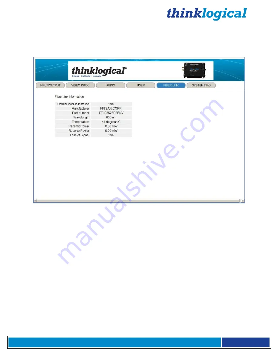 Thinklogical SDC-000001 Product Manual Download Page 32