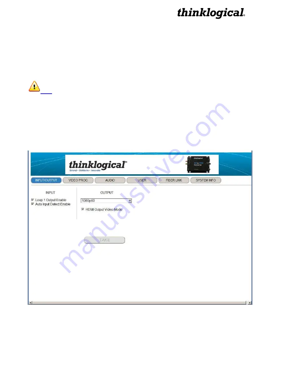 Thinklogical SDI to HDMI Converter/Extender Product Manual Download Page 26