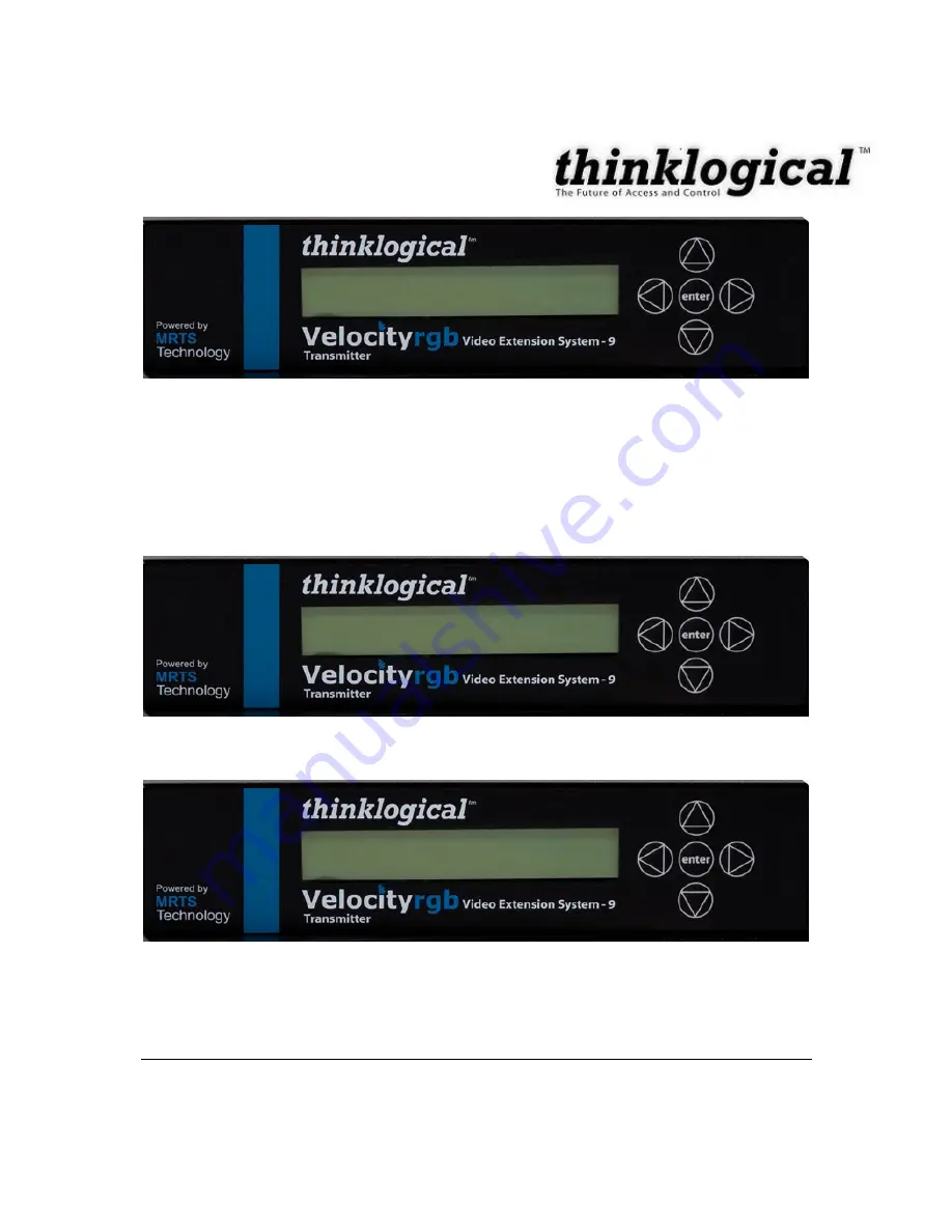 Thinklogical Velocity RGB-9 Product Manual Download Page 19