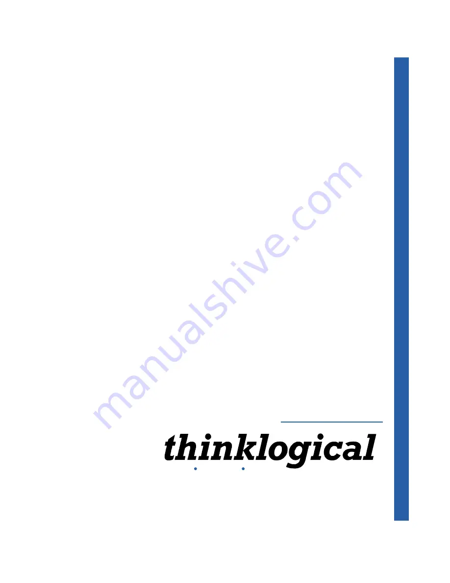 Thinklogical Virtuoso-PRO Product Manual Download Page 1