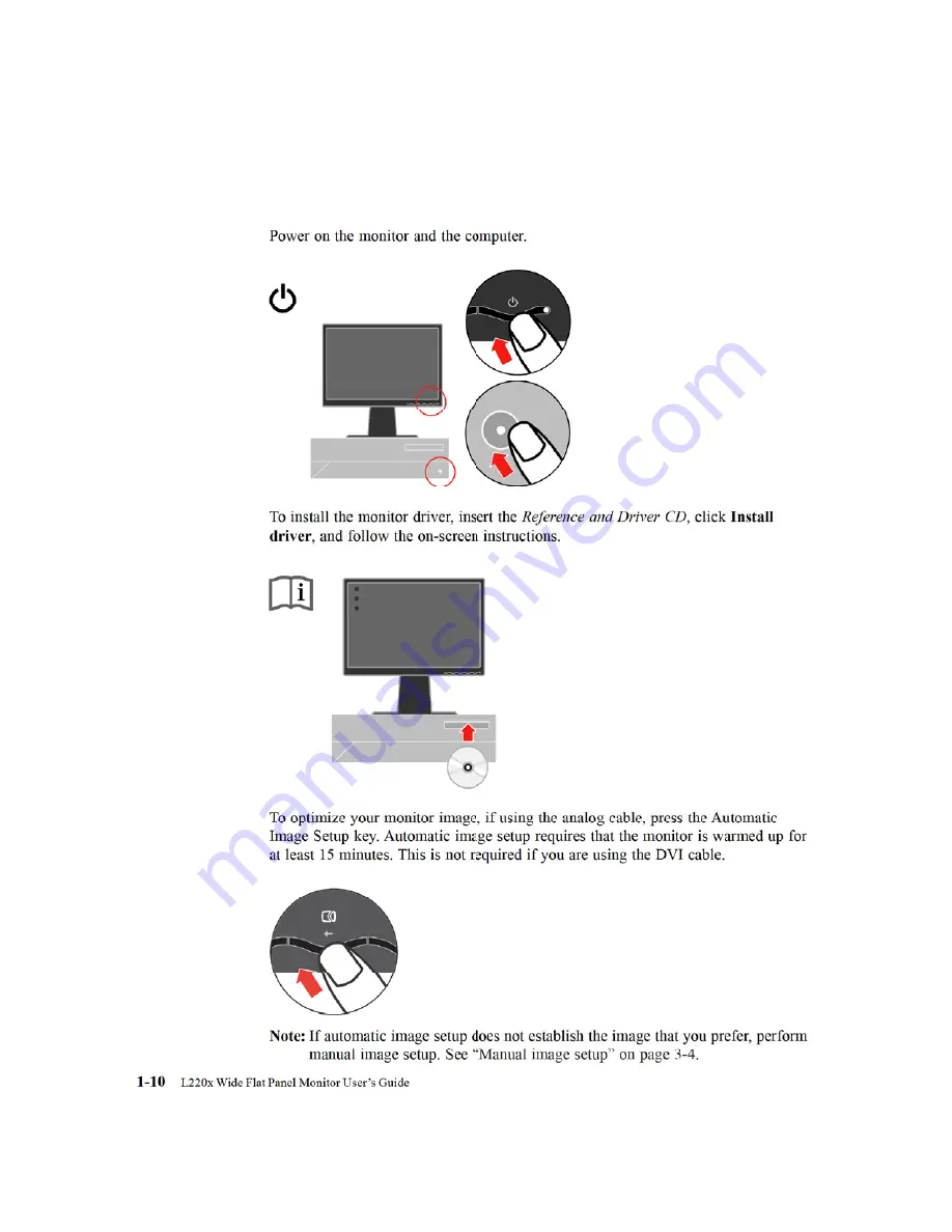 ThinkVision L220x User Manual Download Page 14