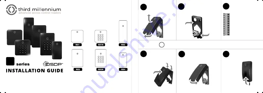 Third Millennium OSDP RX Series Installation Manual Download Page 1