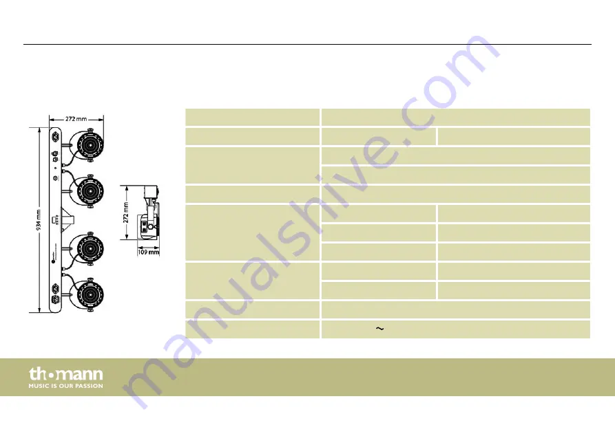 thomann Fun Generation LED Pot COB 40W RGB WW User Manual Download Page 52