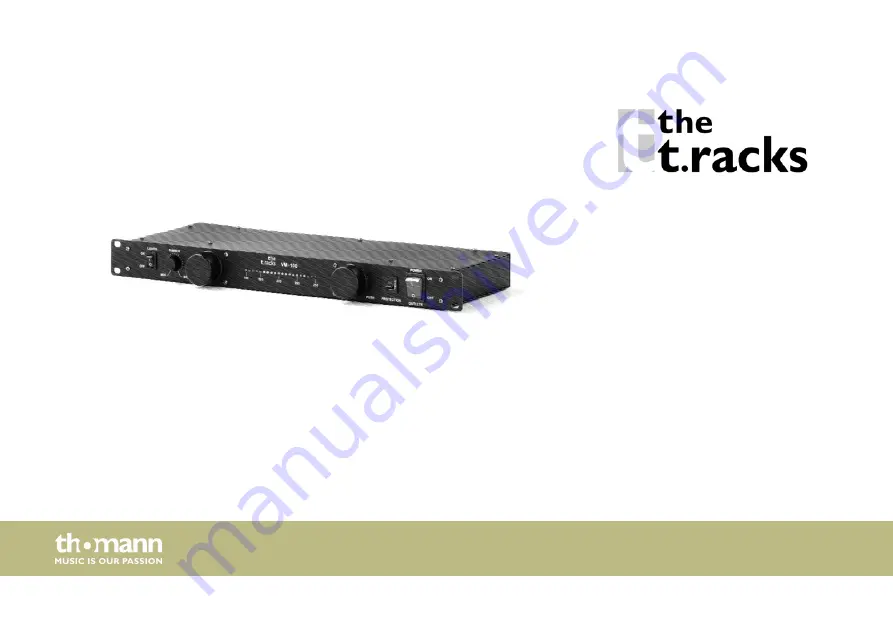 thomann the t.racks VM-100 Скачать руководство пользователя страница 1