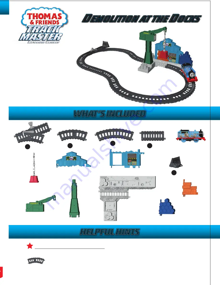 Thomas & Friends DVF73 Instructions Download Page 1