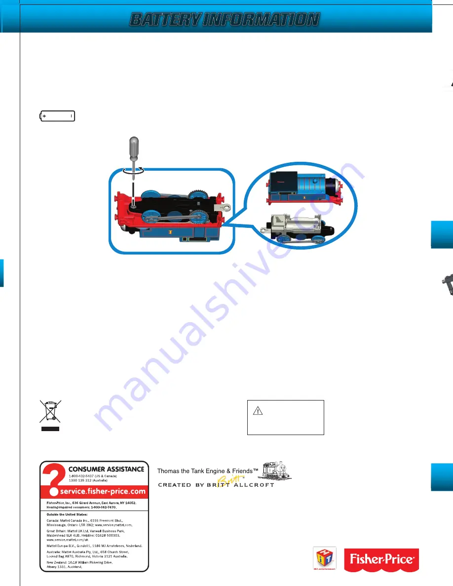 Thomas & Friends DVF73 Instructions Download Page 4