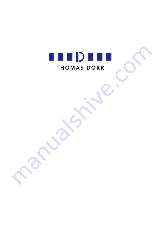 THOMAS DÖRR TD 1000 M18 Operating Instructions Manual Download Page 36