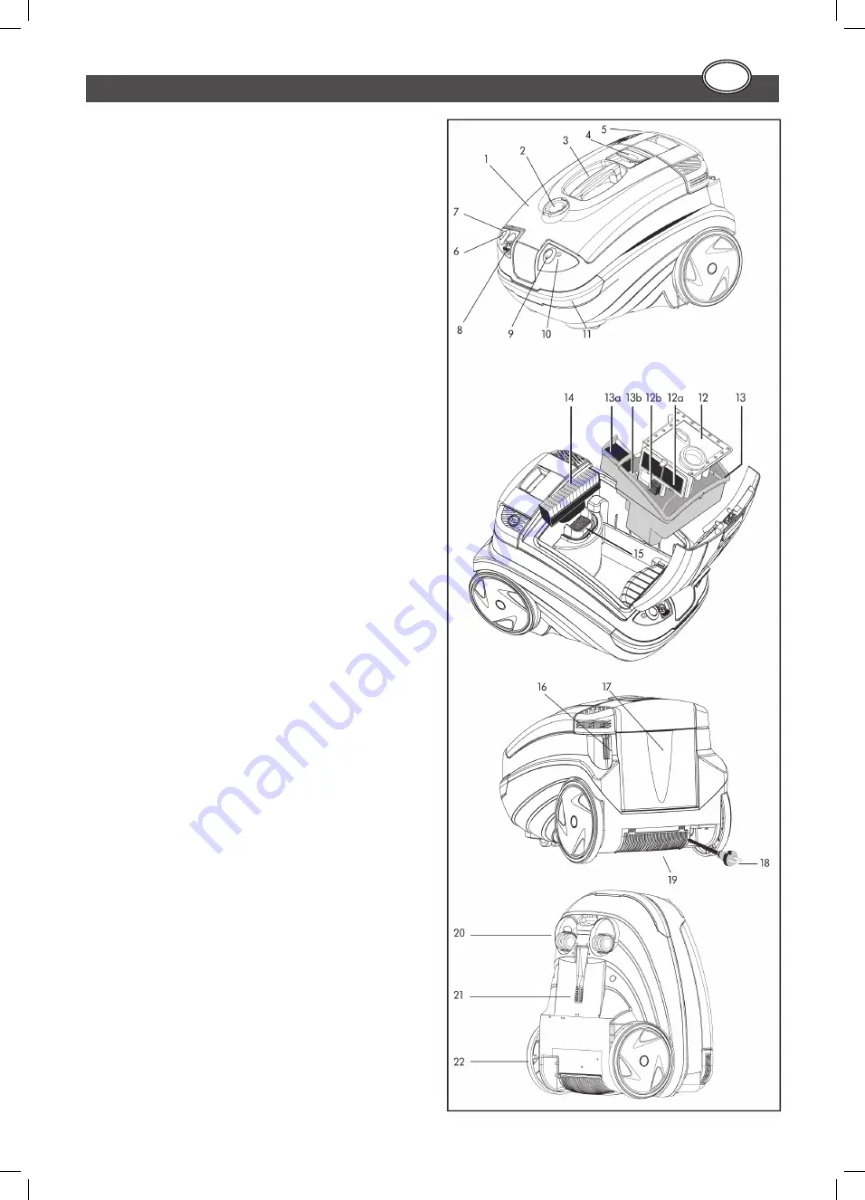 Thomas TWIN t2 AQUAFILTER Operating Instructions Manual Download Page 36