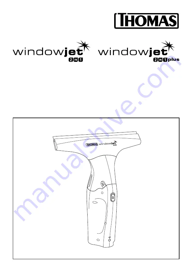 Thomas Windowjet 2 in 1 Скачать руководство пользователя страница 1