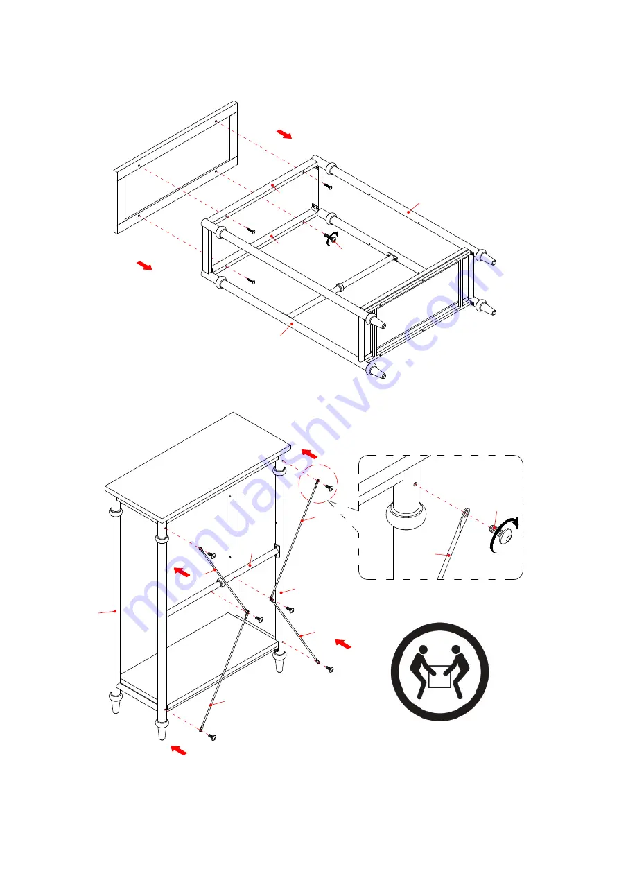 Thomasville Breslyn SPLS-BRBK-TV Manual Download Page 7