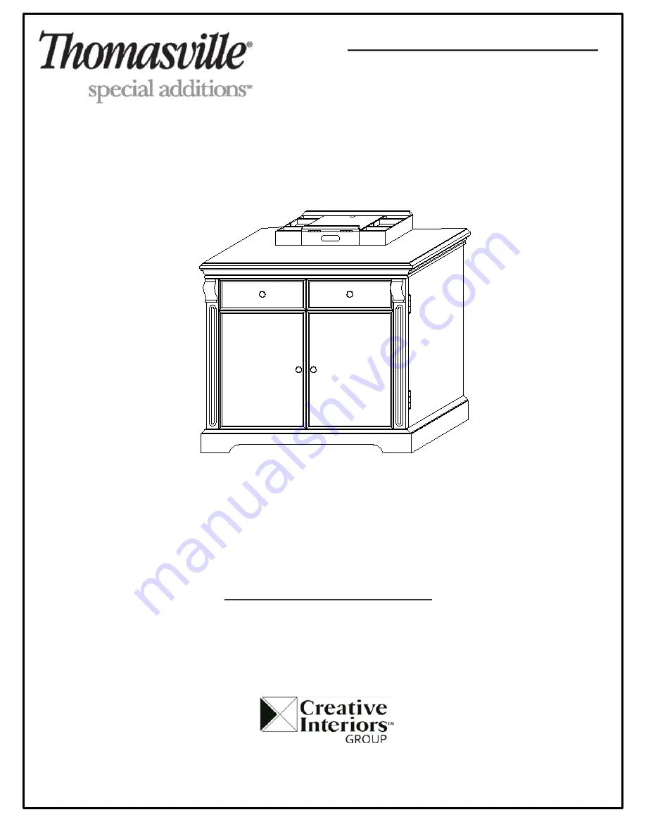 Thomasville Geneva 6278-544 Assembly Instructions Manual Download Page 7