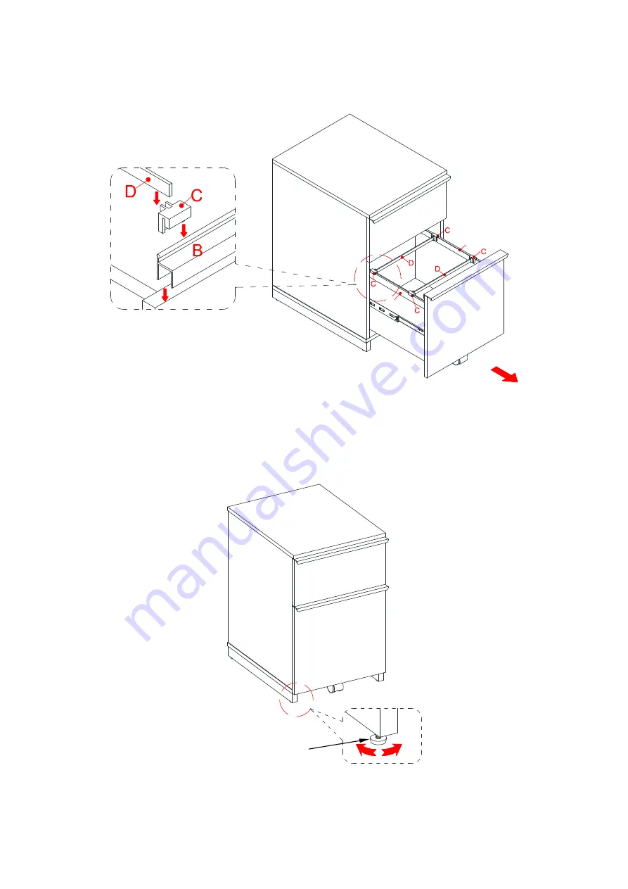 Thomasville Latimer SPLS-LADF-TV Manual Download Page 6