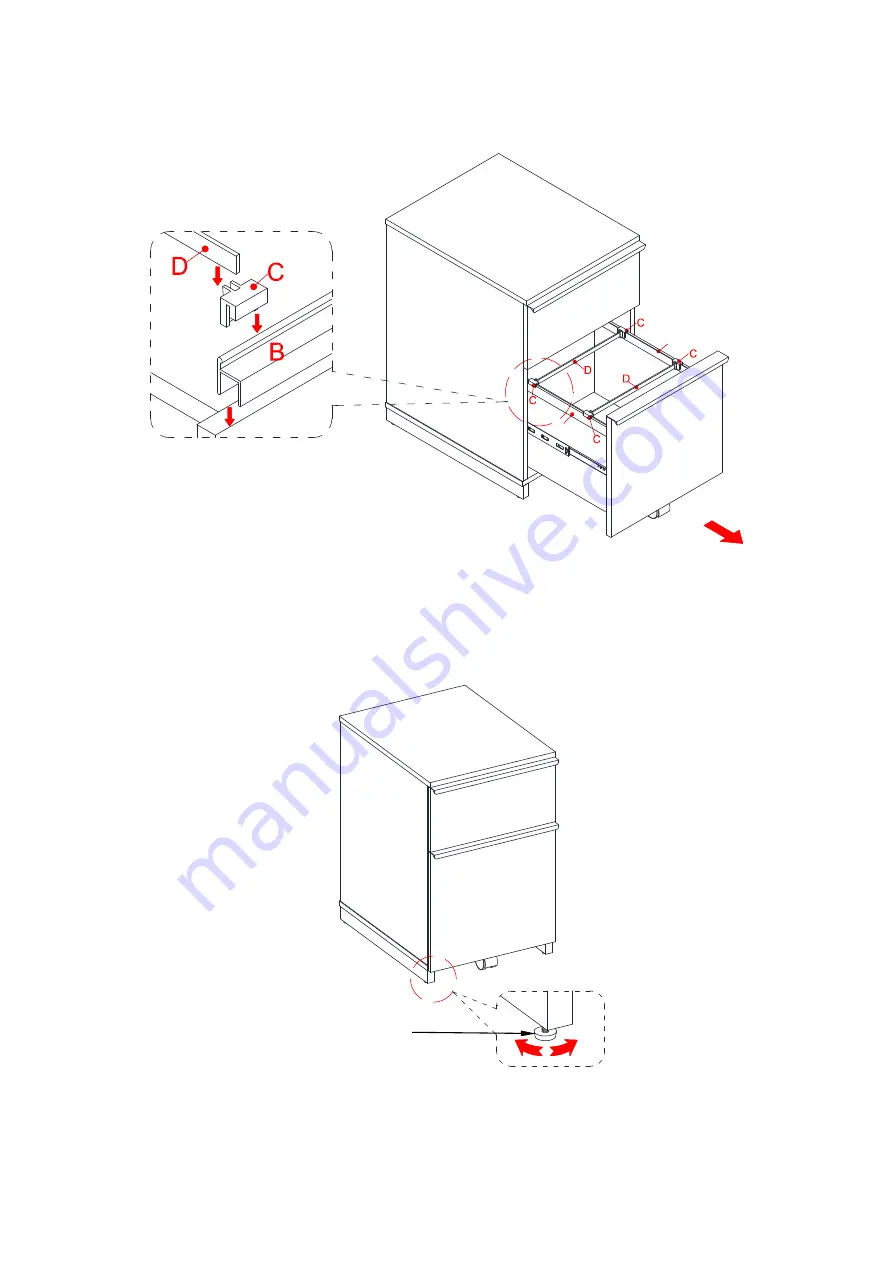 Thomasville Latimer SPLS-LADF-TV Manual Download Page 22