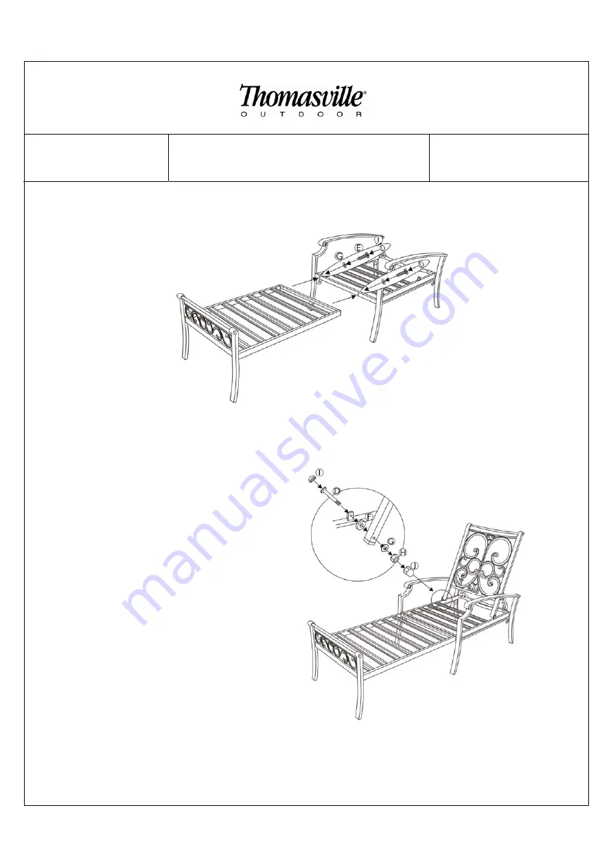 Thomasville Messina 523115 Assembly Instructions Manual Download Page 3