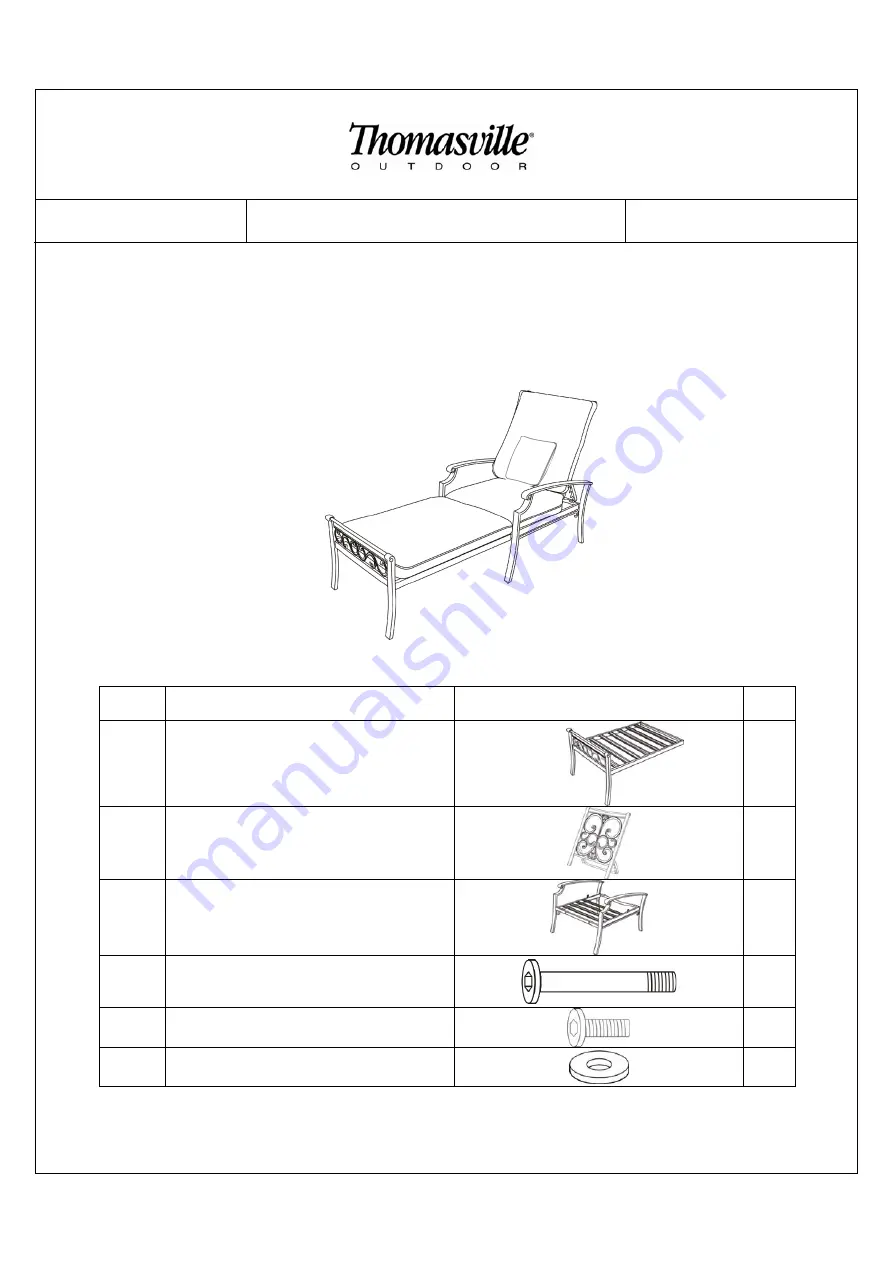 Thomasville Messina 523115 Скачать руководство пользователя страница 4