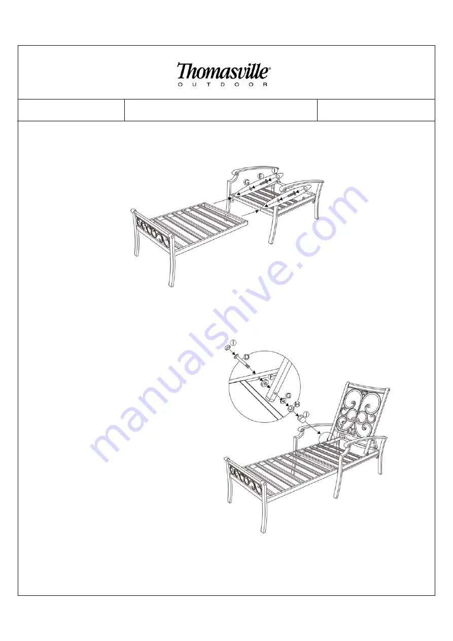 Thomasville Messina 523115 Assembly Instructions Manual Download Page 6