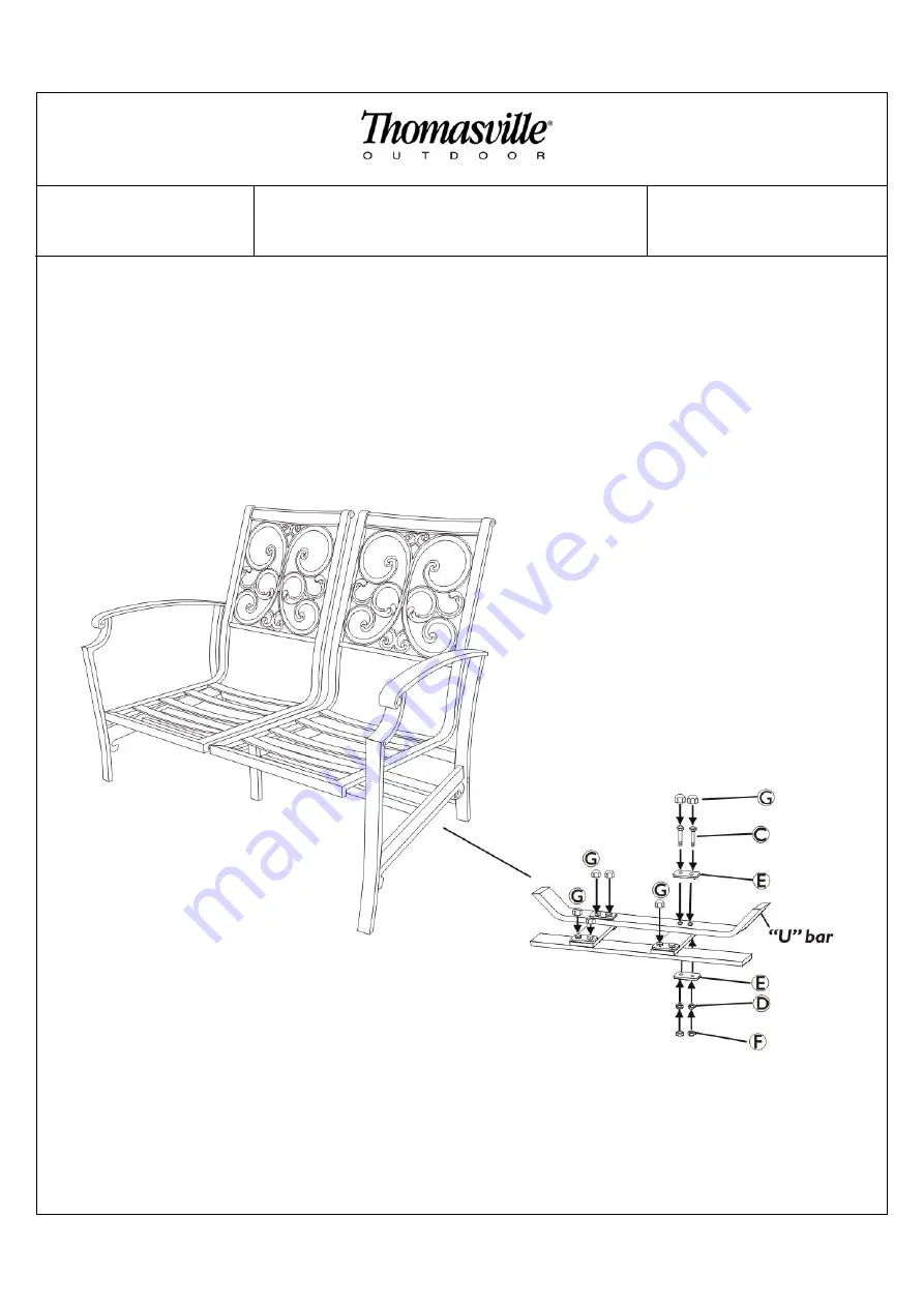 Thomasville Messina 523125 Assembly Instructions Manual Download Page 2