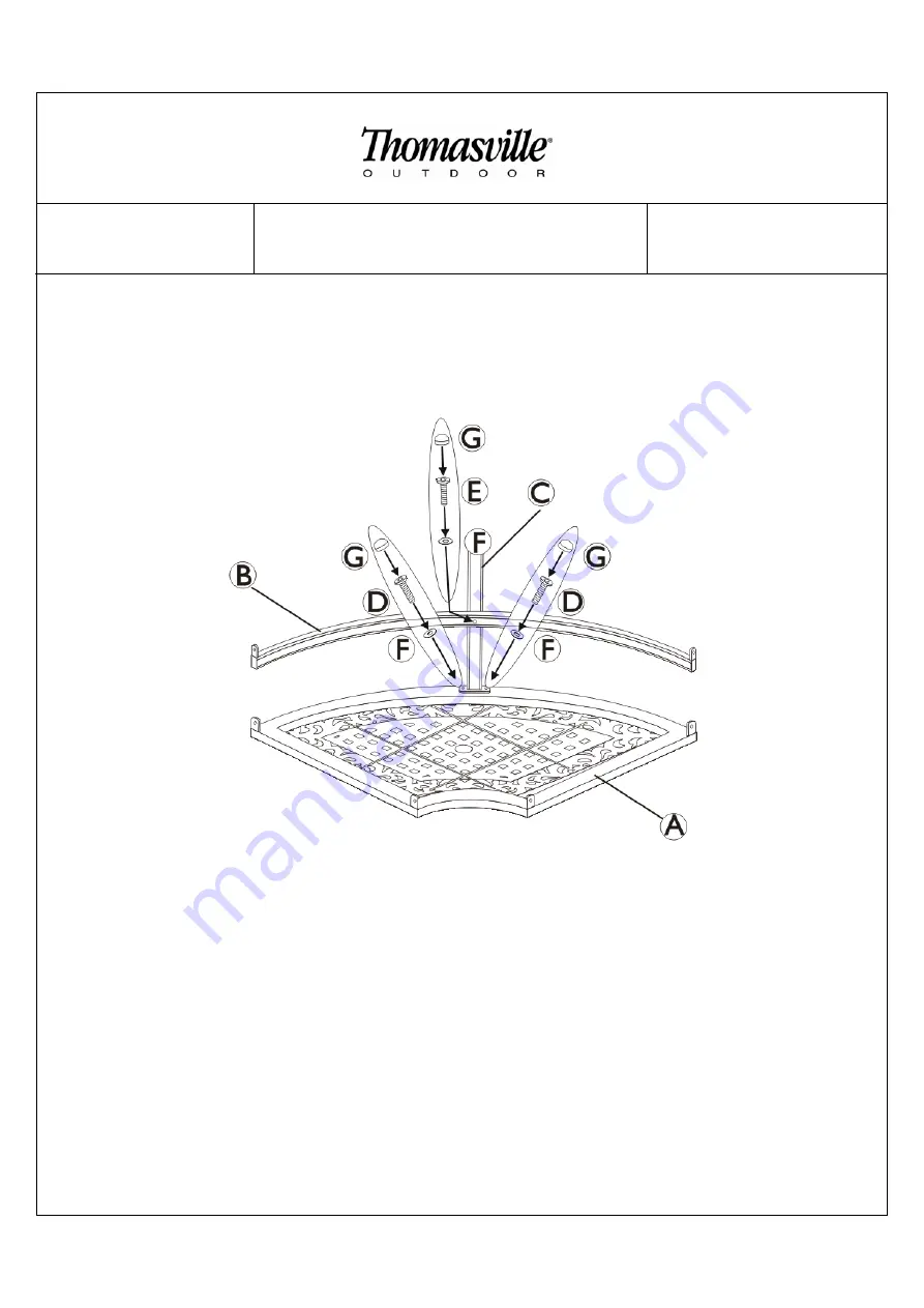 Thomasville Messina 523125 Assembly Instructions Manual Download Page 6