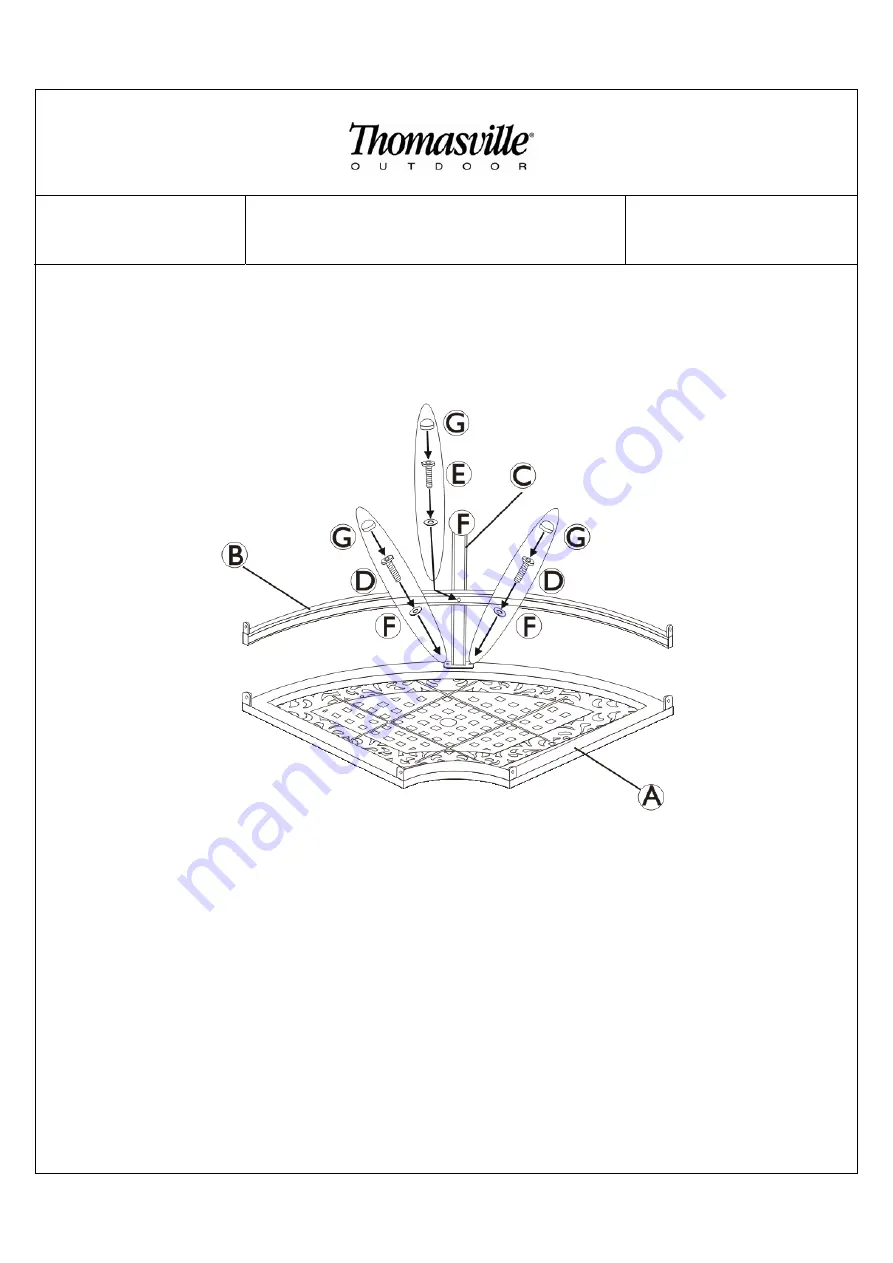 Thomasville Messina 523125 Assembly Instructions Manual Download Page 13