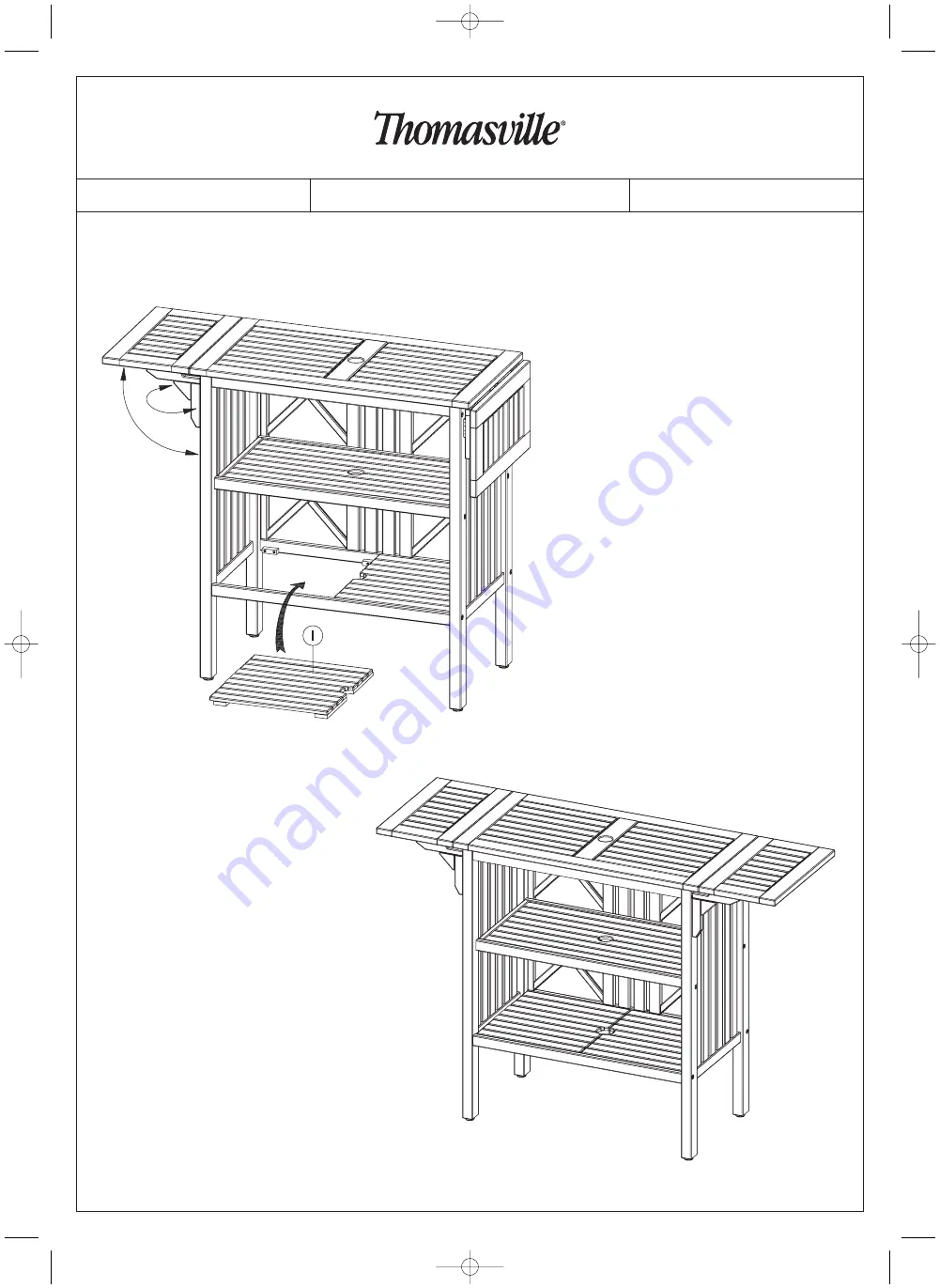 Thomasville Nature's Retreat 12251-005 Assembly Instructions Manual Download Page 6