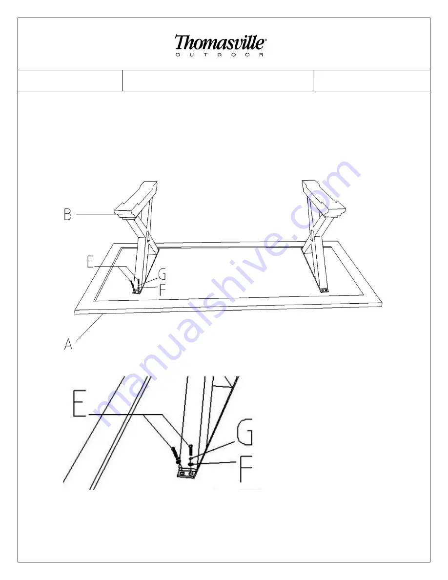 Thomasville Richwood 203074431 Assembly Instructions Manual Download Page 3