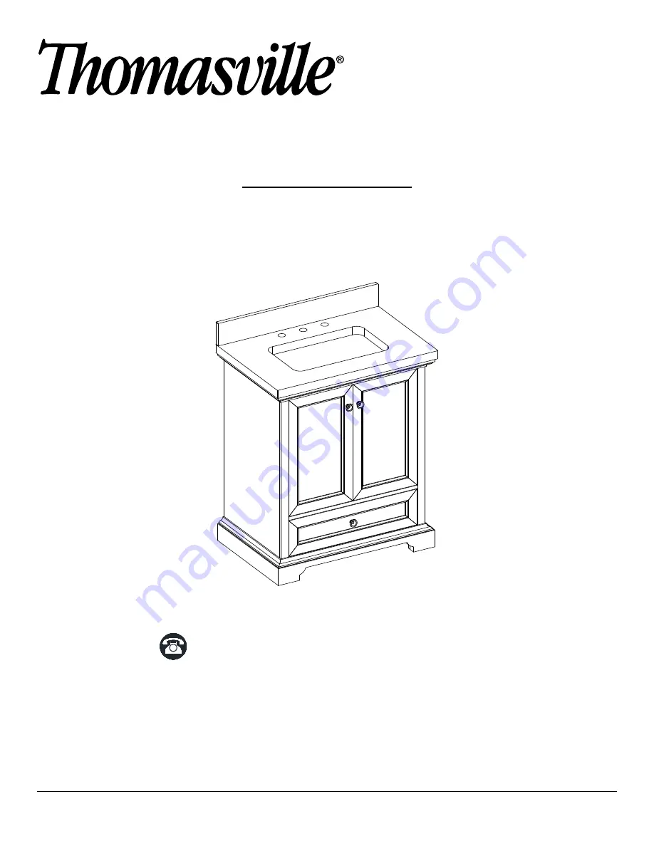 Thomasville THMSVL30AVB Use And Care Manual Download Page 11