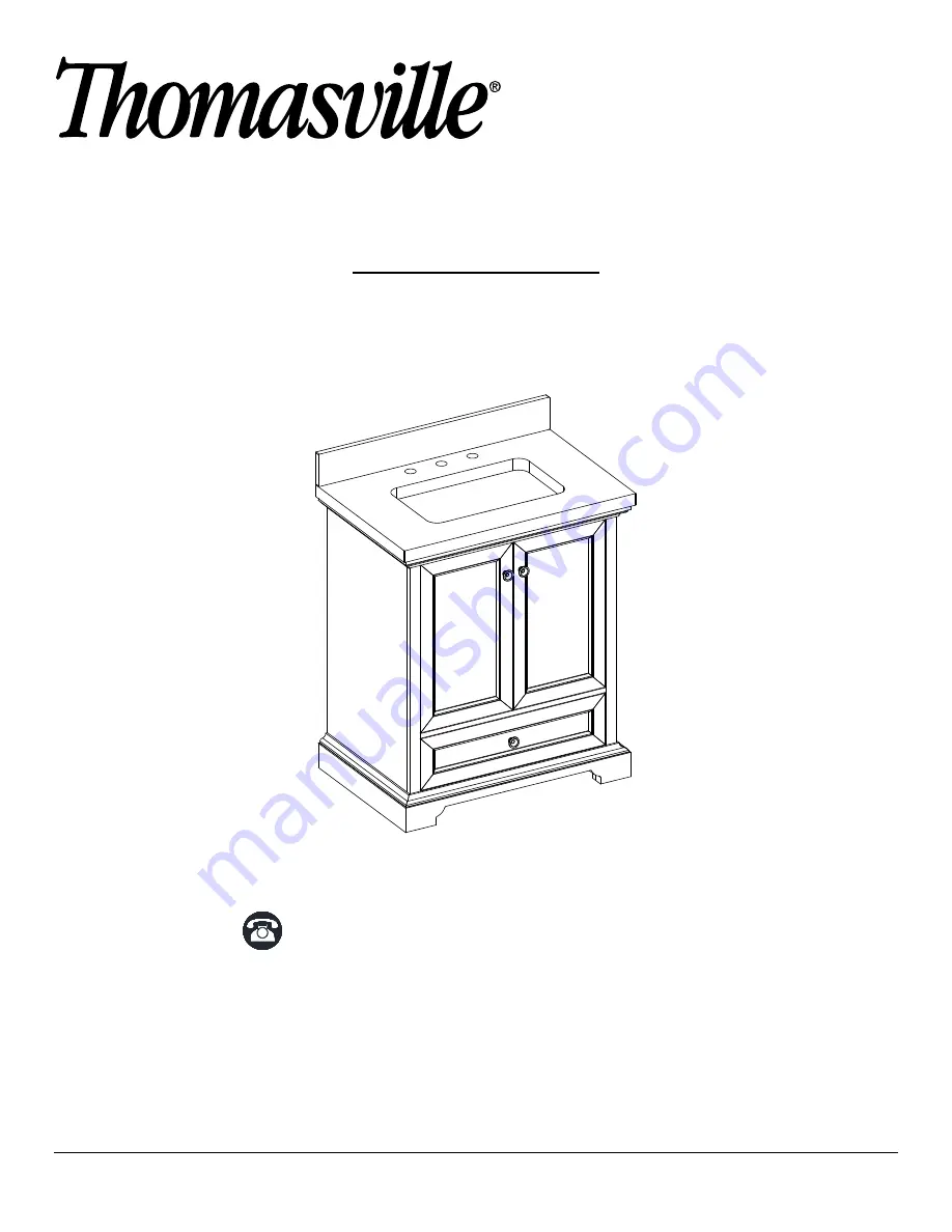 Thomasville THMSVL30AVB Use And Care Manual Download Page 21