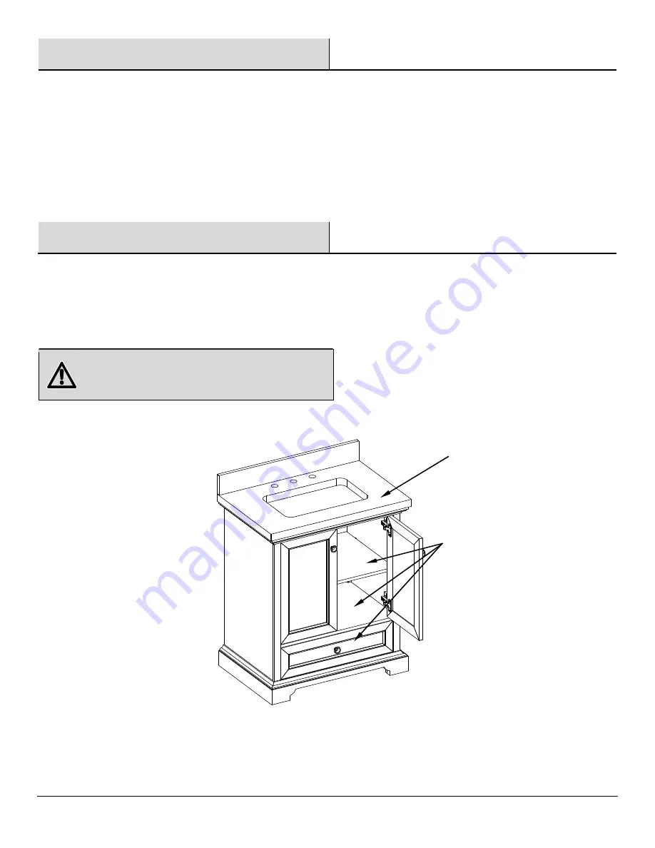 Thomasville THMSVL30AVB Use And Care Manual Download Page 22