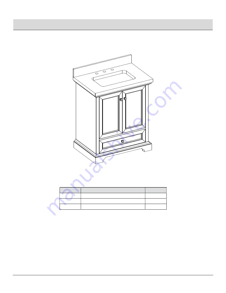 Thomasville THMSVL30AVB Use And Care Manual Download Page 25