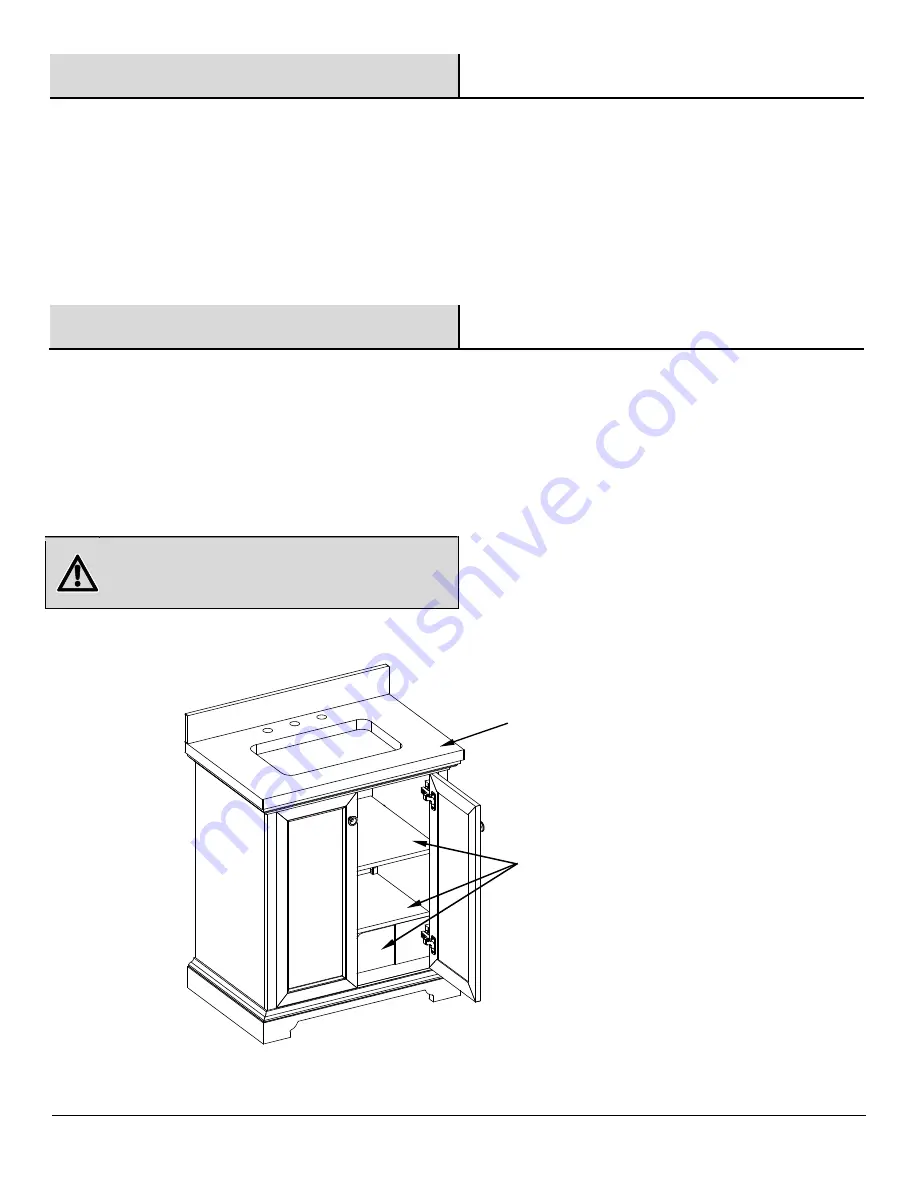 Thomasville THMSVL30BVB Use And Care Manual Download Page 2