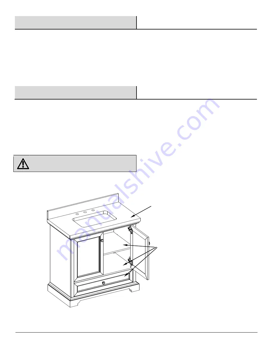 Thomasville THMSVL36AVB Use And Care Manual Download Page 2