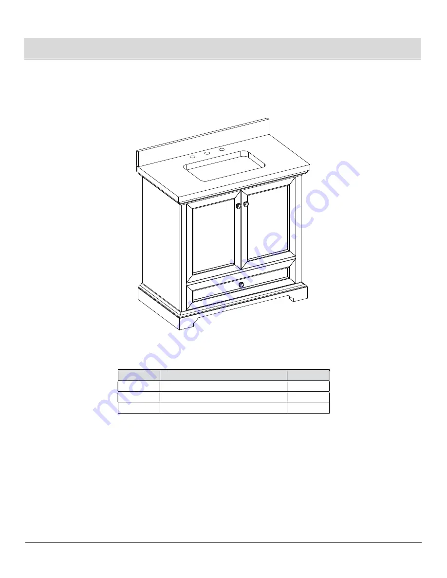 Thomasville THMSVL36AVB Use And Care Manual Download Page 5