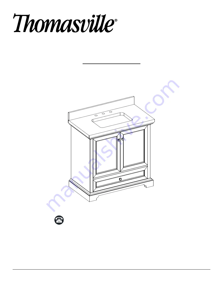 Thomasville THMSVL36AVB Use And Care Manual Download Page 11