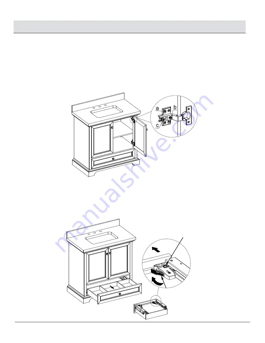 Thomasville THMSVL36AVB Use And Care Manual Download Page 18