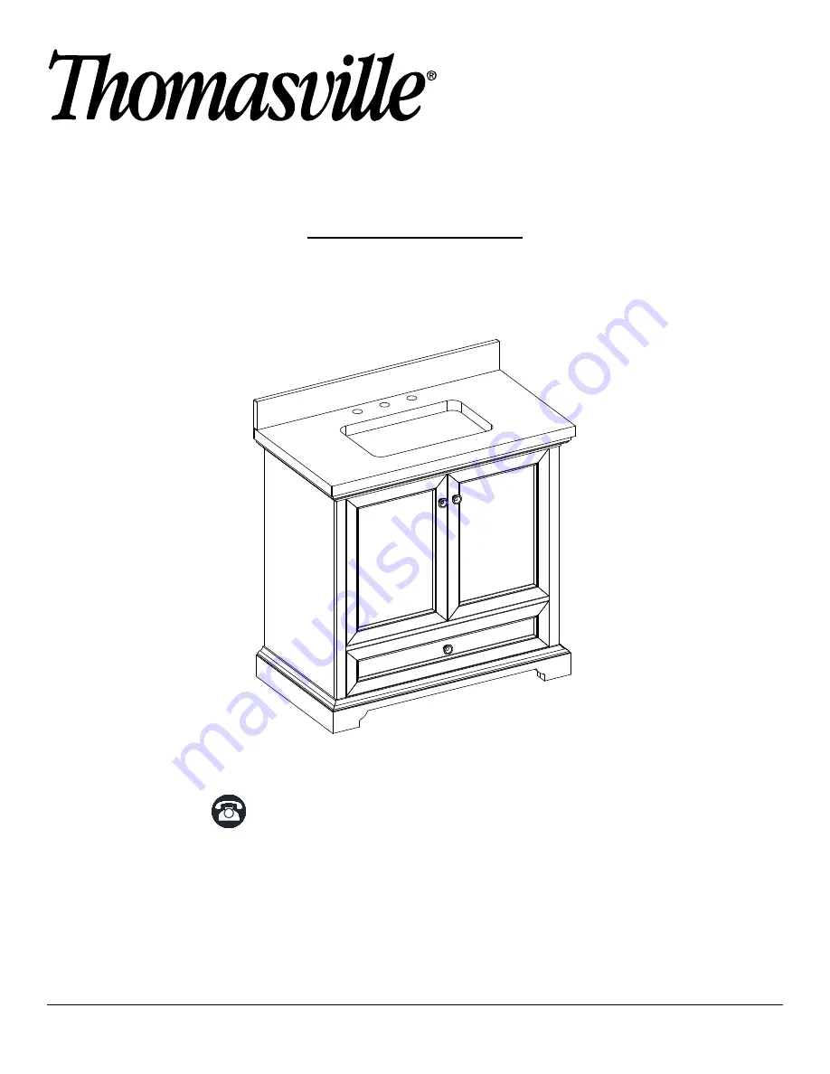 Thomasville THMSVL36AVB Use And Care Manual Download Page 21