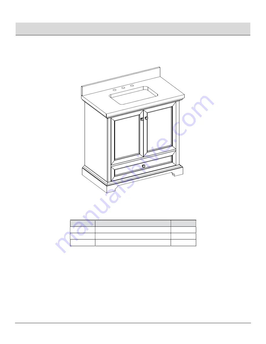 Thomasville THMSVL36AVB Use And Care Manual Download Page 25