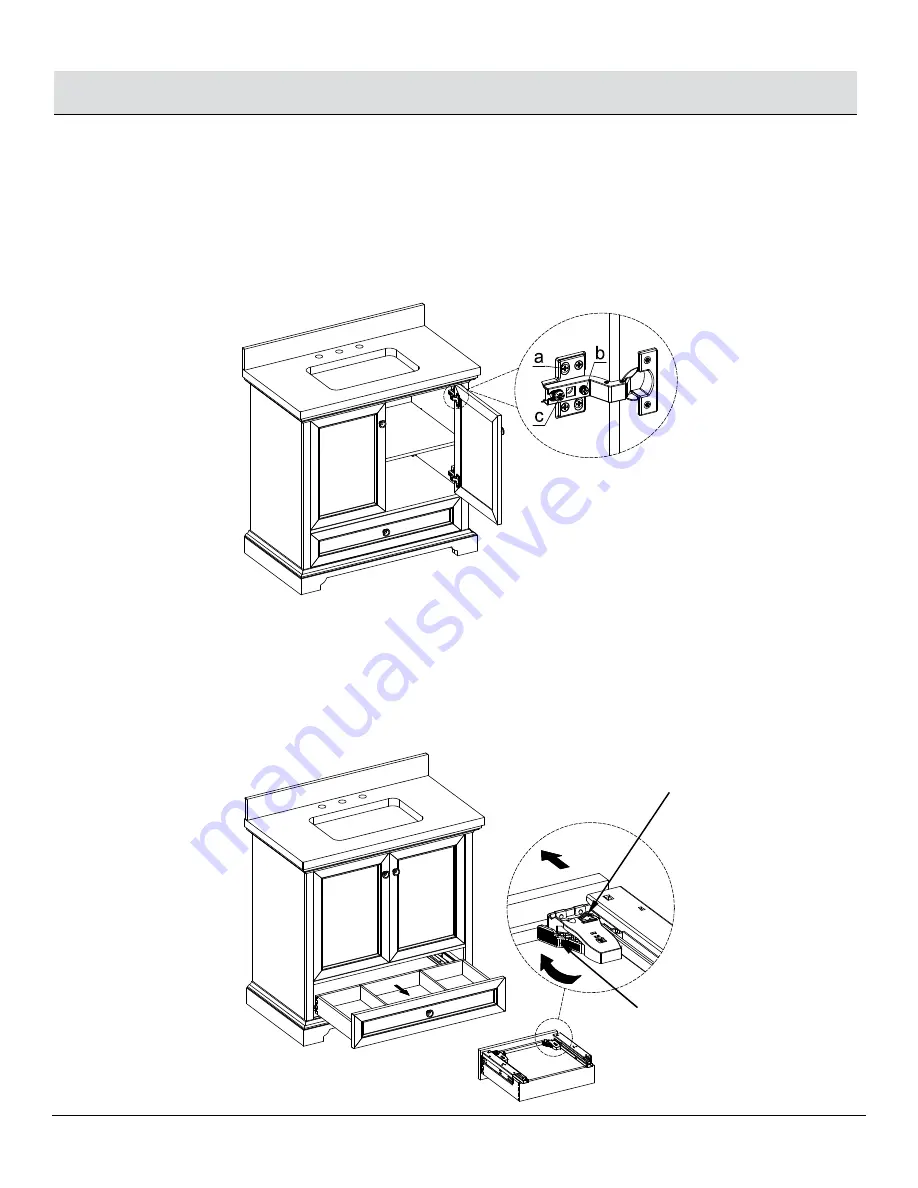 Thomasville THMSVL36AVB Use And Care Manual Download Page 28