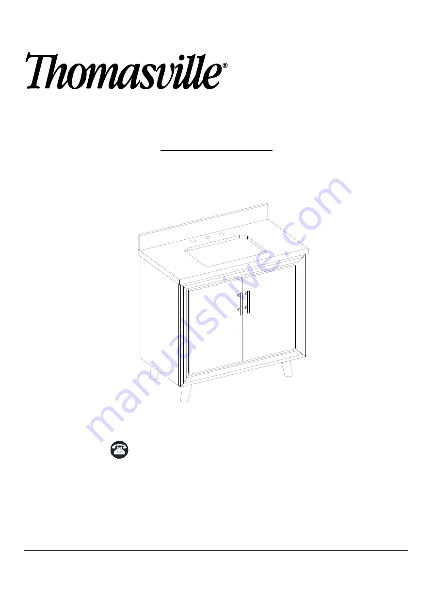 Thomasville THMSVL36DVDG Use And Care Manual Download Page 1