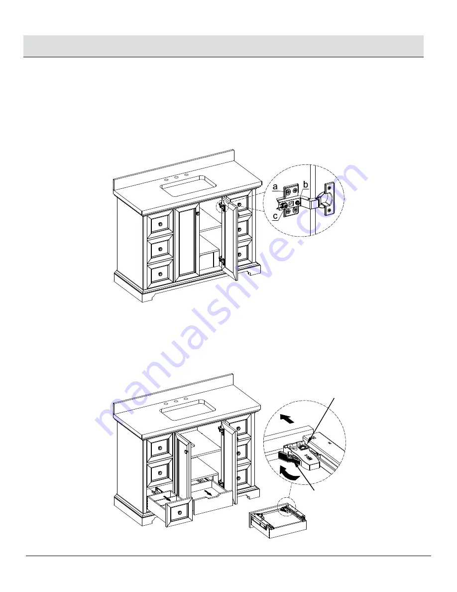 Thomasville THMSVL48BVB Use And Care Manual Download Page 9