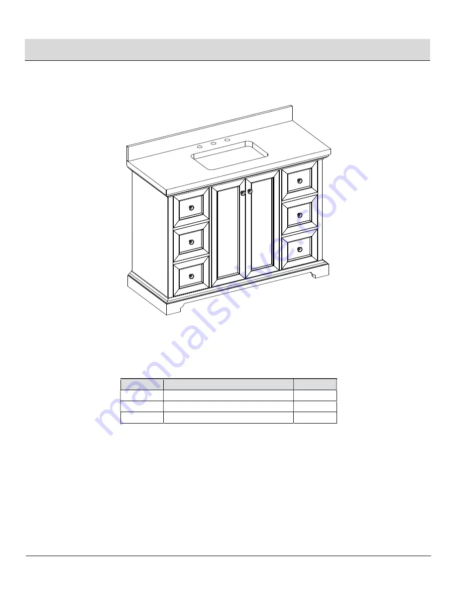 Thomasville THMSVL48BVB Use And Care Manual Download Page 16