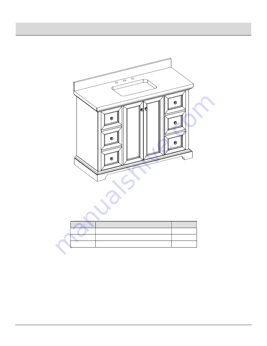 Thomasville THMSVL48BVB Use And Care Manual Download Page 27