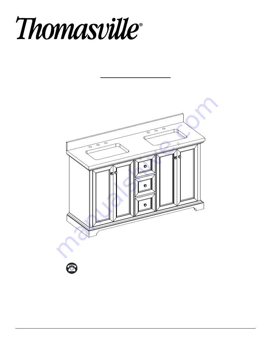 Thomasville THMSVL60BVB Скачать руководство пользователя страница 12