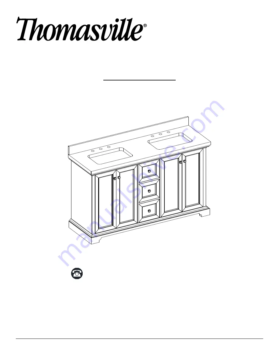 Thomasville THMSVL60BVB Use And Care Manual Download Page 23