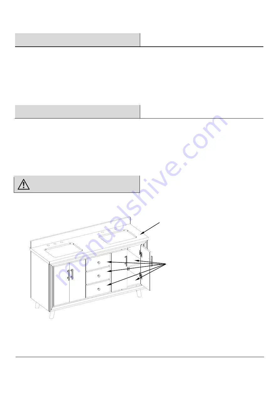 Thomasville THMSVL60DVDG Use And Care Manual Download Page 2