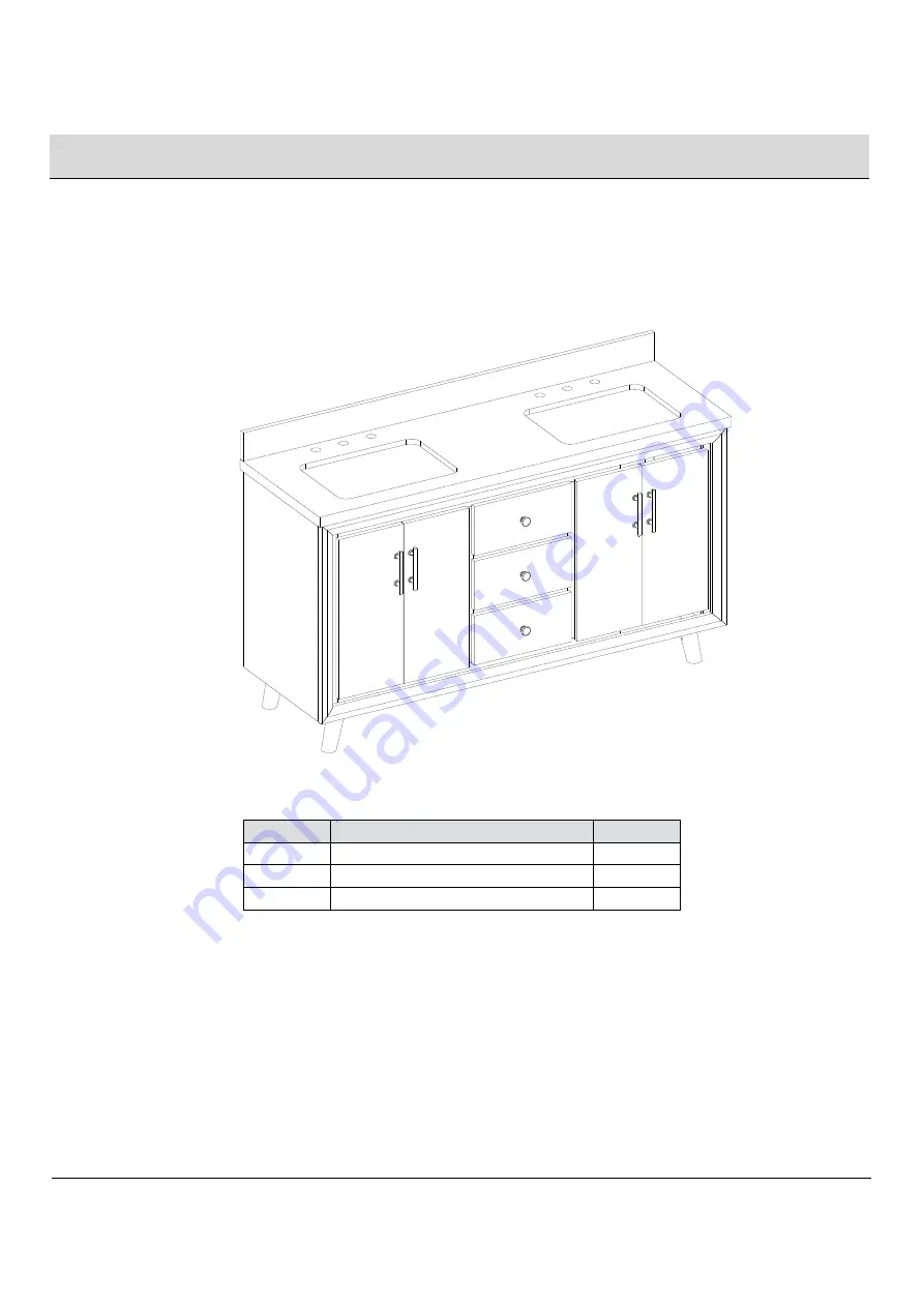 Thomasville THMSVL60DVDG Use And Care Manual Download Page 5