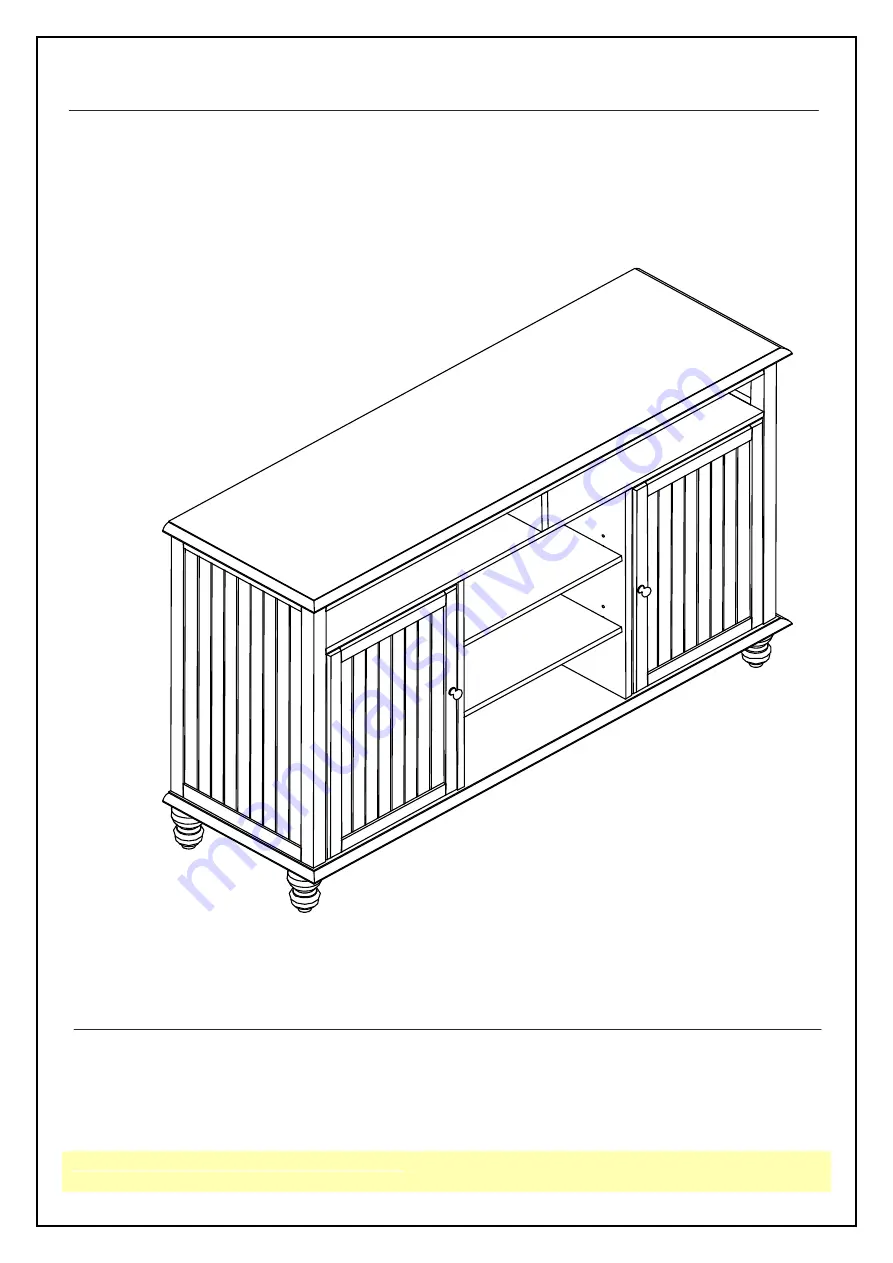 Thomasville TV-20 Assembly Instructions Manual Download Page 1