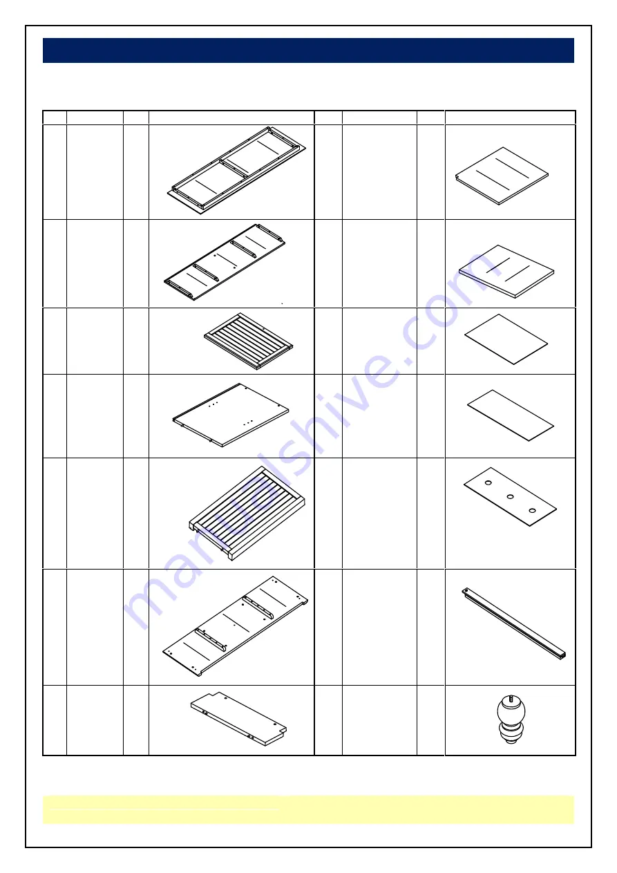 Thomasville TV-20 Assembly Instructions Manual Download Page 3