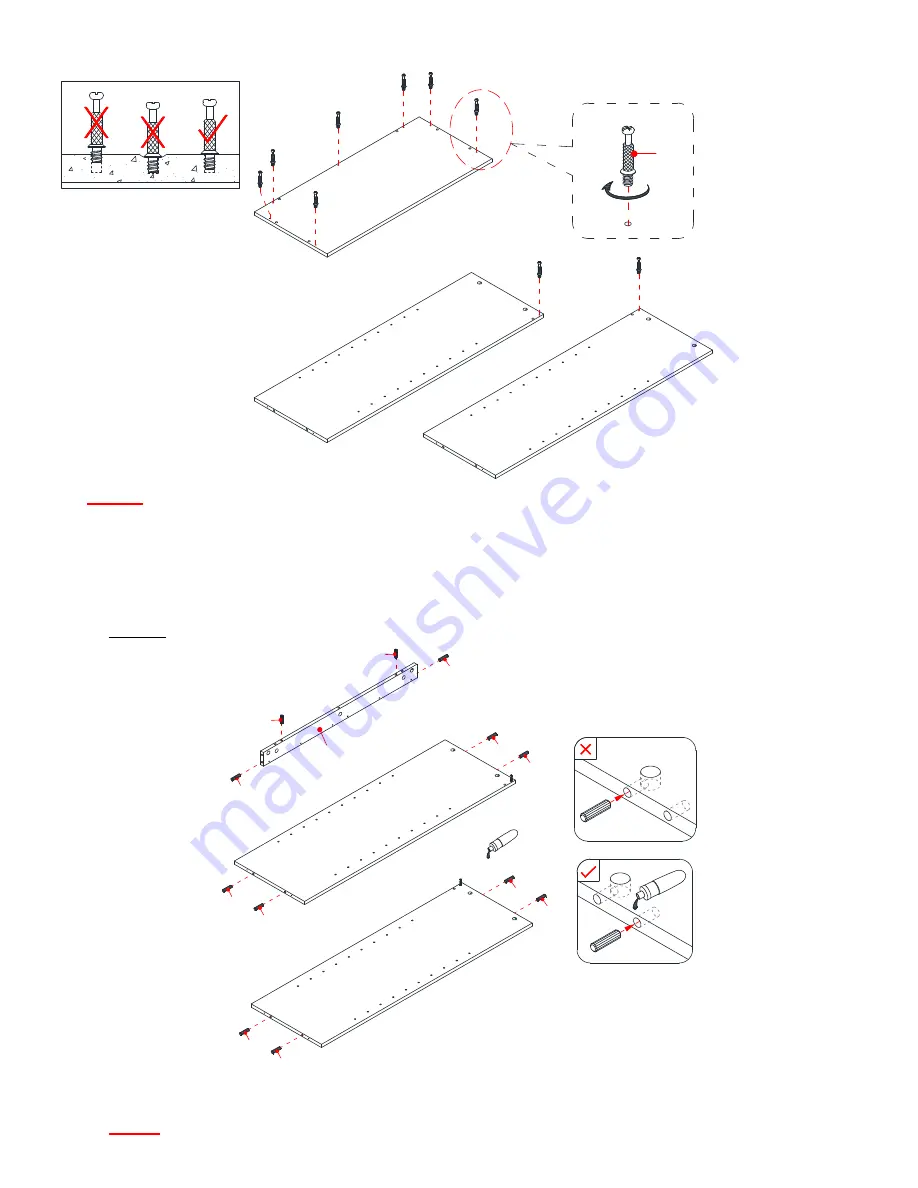 Thomasville Whitney Bookcase SPLS-WHBK-TV Manual Download Page 7