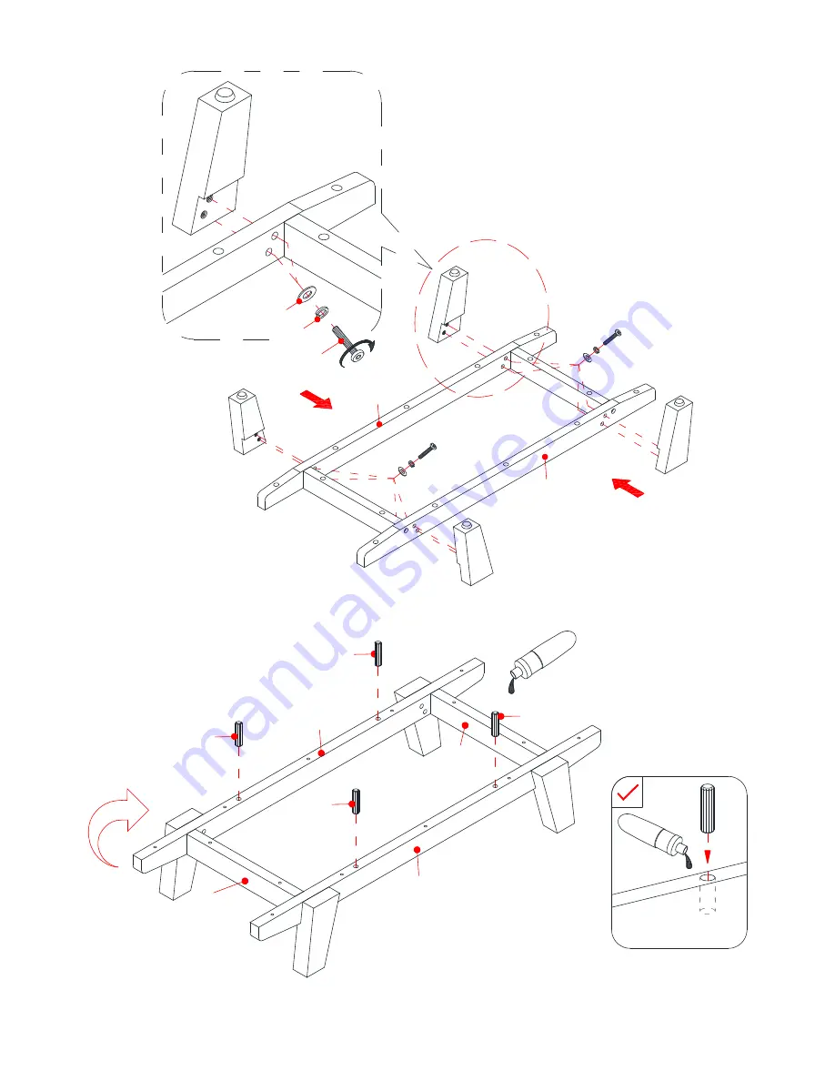 Thomasville Whitney Bookcase SPLS-WHBK-TV Manual Download Page 10